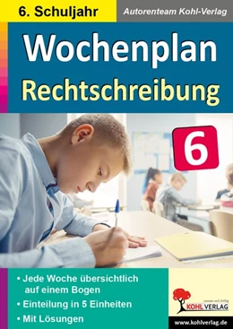 Abbildung von Vatter | Wochenplan Rechtschreibung / Klasse 6 | 1. Auflage | 2022 | beck-shop.de