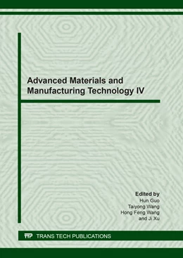 Abbildung von Guo / Wang | Advanced Materials and Manufacturing Technology IV | 1. Auflage | 2020 | beck-shop.de