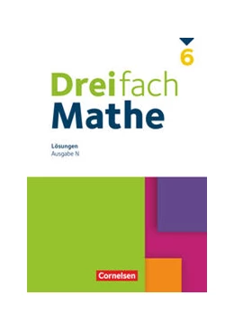 Abbildung von Dreifach Mathe 6. Schuljahr. Niedersachsen - Lösungen zum Schülerbuch | 1. Auflage | 2021 | beck-shop.de