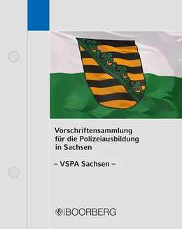 Abbildung von Vorschriftensammlung für die Polizeiausbildung in Sachsen (VSPA Sachsen) | 1. Auflage | 2023 | beck-shop.de