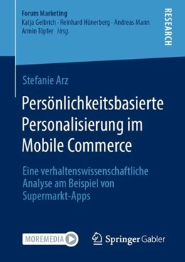 Abbildung von Arz | Persönlichkeitsbasierte Personalisierung im Mobile Commerce | 1. Auflage | 2020 | beck-shop.de