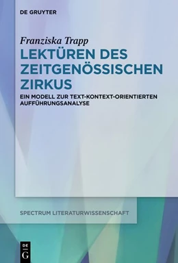 Abbildung von Trapp | Lektüren des Zeitgenössischen Zirkus | 1. Auflage | 2020 | beck-shop.de
