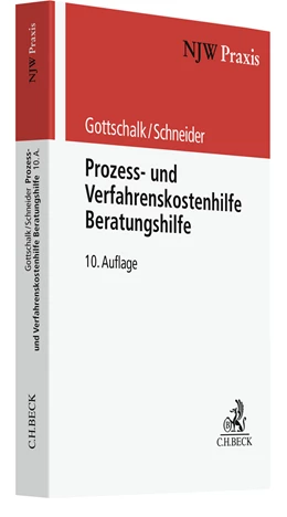 Abbildung von Gottschalk / Schneider | Prozess- und Verfahrenskostenhilfe, Beratungshilfe | 10. Auflage | 2021 | Band 47 | beck-shop.de