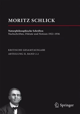 Abbildung von Leschke | Moritz Schlick. Naturphilosophische Schriften | 1. Auflage | 2024 | beck-shop.de
