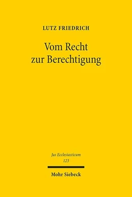 Abbildung von Friedrich | Vom Recht zur Berechtigung | 1. Auflage | 2020 | 123 | beck-shop.de
