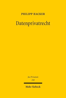 Abbildung von Hacker | Datenprivatrecht | 1. Auflage | 2020 | 244 | beck-shop.de