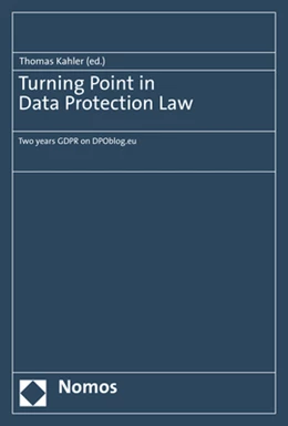 Abbildung von Kahler | Turning Point in Data Protection Law | 1. Auflage | 2020 | beck-shop.de