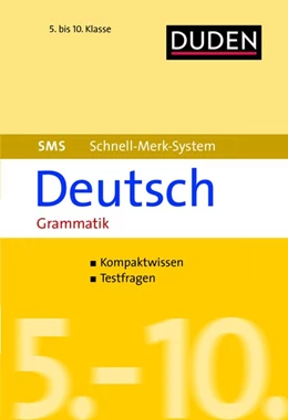 Abbildung von Hock | SMS Deutsch - Grammatik 5.-10. Klasse | 5. Auflage | 2020 | beck-shop.de
