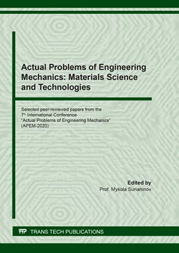 Abbildung von Surianinov | Actual Problems of Engineering Mechanics: Materials Science and Technologies | 1. Auflage | 2020 | beck-shop.de
