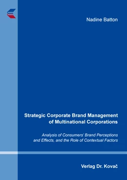 Abbildung von Batton | Strategic Corporate Brand Management of Multinational Corporations | 1. Auflage | 2021 | 88 | beck-shop.de