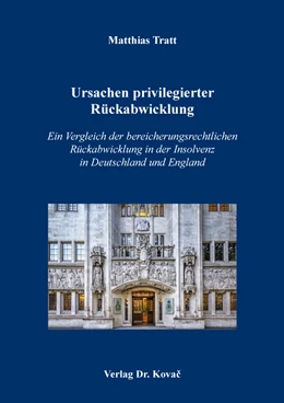 Abbildung von Tratt | Ursachen privilegierter Rückabwicklung | 1. Auflage | 2020 | 453 | beck-shop.de