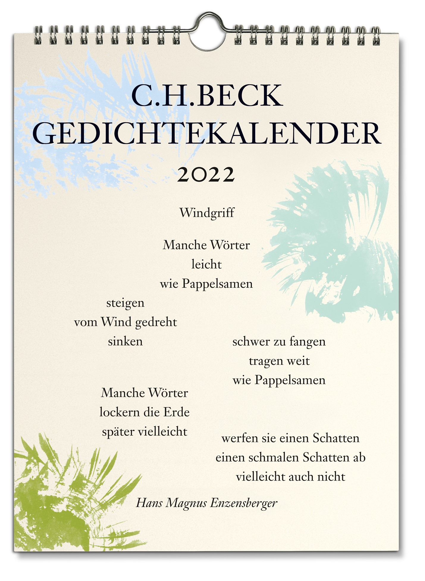 Cover:, C.H. Beck Gedichtekalender