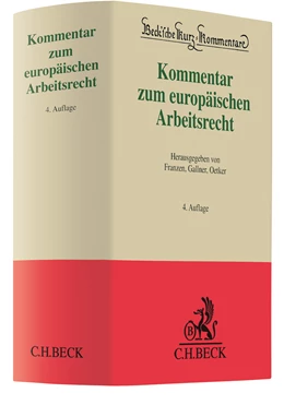 Abbildung von Kommentar zum europäischen Arbeitsrecht | 4. Auflage | 2022 | beck-shop.de