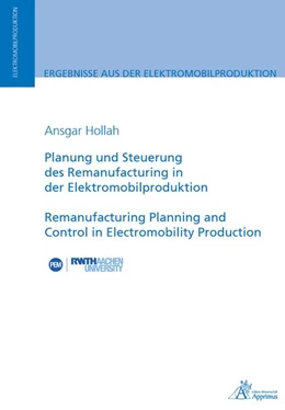 Abbildung von Hollah | Planung und Steuerung des Remanufacturing in der Elektromobilproduktion | 1. Auflage | 2020 | beck-shop.de