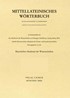 Cover:, Mittellateinisches Wörterbuch  51. Lieferung (irroro - kyrius)