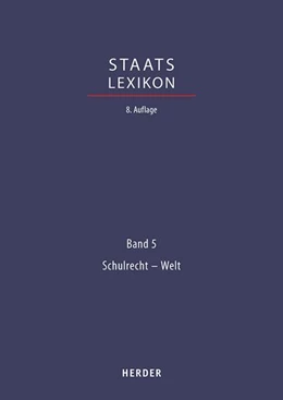 Abbildung von Verlag Herder | Staatslexikon | 1. Auflage | 2021 | beck-shop.de