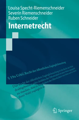 Abbildung von Specht-Riemenschneider / Riemenschneider | Internetrecht | 1. Auflage | 2020 | beck-shop.de