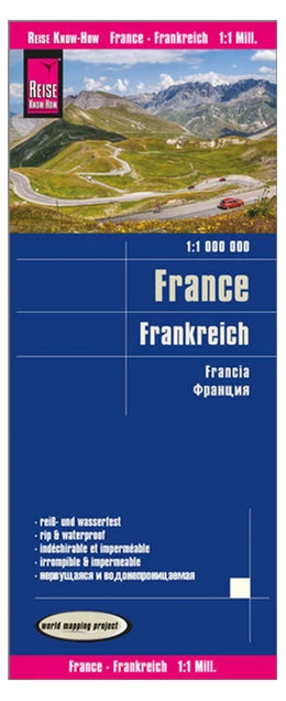 Abbildung von Reise Know-How Landkarte Frankreich / France (1:1.000.000) | 1. Auflage | 2022 | beck-shop.de