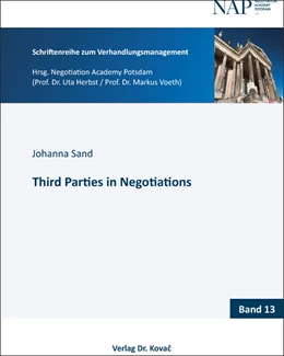 Abbildung von Sand | Third Parties in Negotiations | 1. Auflage | 2021 | 13 | beck-shop.de