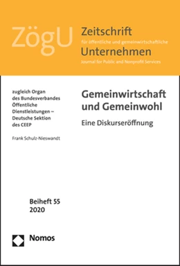Abbildung von Schulz-Nieswandt | Gemeinwirtschaft und Gemeinwohl | 1. Auflage | 2020 | beck-shop.de