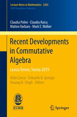 Abbildung von Conca / Iyengar | Recent Developments in Commutative Algebra | 1. Auflage | 2021 | 2283 | beck-shop.de