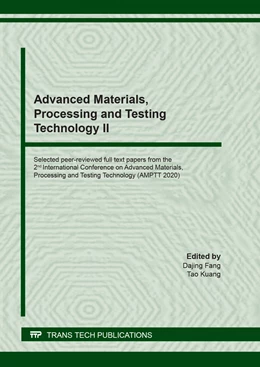 Abbildung von Fang / Kuang | Advanced Materials, Processing and Testing Technology II | 1. Auflage | 2021 | beck-shop.de