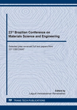 Abbildung von Ramanathan | 23rd Brazilian Conference on Materials Science and Engineering | 1. Auflage | 2020 | beck-shop.de