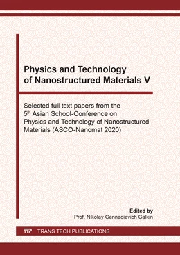 Abbildung von Galkin | Physics and Technology of Nanostructured Materials V | 1. Auflage | 2020 | beck-shop.de