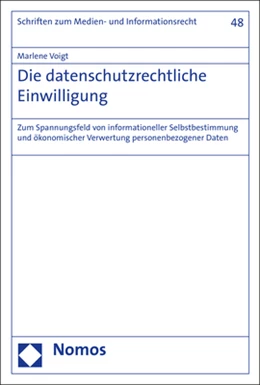 Abbildung von Voigt | Die datenschutzrechtliche Einwilligung | 1. Auflage | 2020 | 48 | beck-shop.de