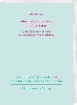 Abbildung von Apel | Information structure in Fula-Serer | 1. Auflage | 2020 | beck-shop.de