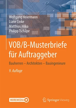 Abbildung von Heiermann / Linke | VOB/B-Musterbriefe für Auftraggeber | 9. Auflage | 2021 | beck-shop.de