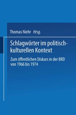 Abbildung von Niehr | Schlagwörter im politisch-kulturellen Kontext | 1. Auflage | 2019 | beck-shop.de