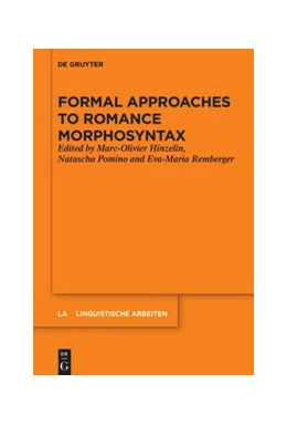 Abbildung von Hinzelin / Pomino | Formal Approaches to Romance Morphosyntax | 1. Auflage | 2020 | beck-shop.de