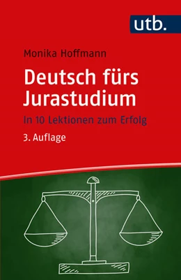Abbildung von Hoffmann | Deutsch fürs Jurastudium | 3. Auflage | 2020 | beck-shop.de