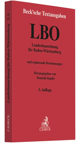 Abbildung von Landesbauordnung für Baden-Württemberg: LBO | 5. Auflage | 2021 | beck-shop.de