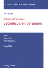 Abbildung von Bell / Bauer | Betriebsvereinbarungen - Inhalt, Abschluss, Durchsetzung | 2. Auflage | 2021 | beck-shop.de