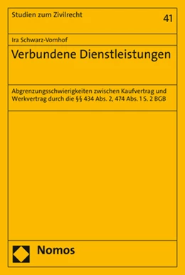 Abbildung von Schwarz-Vomhof | Verbundene Dienstleistungen | 1. Auflage | 2021 | 41 | beck-shop.de