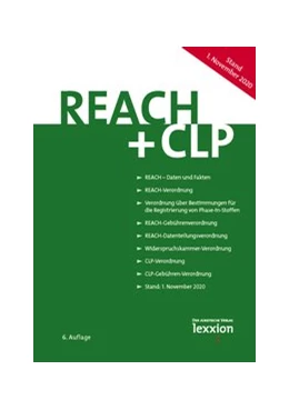 Abbildung von REACH + CLP | 6. Auflage | 2021 | beck-shop.de