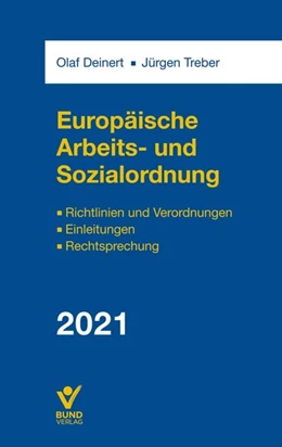 Abbildung von Deinert / Treber | Europäische Arbeits- und Sozialordnung | 1. Auflage | 2021 | beck-shop.de