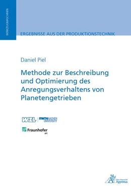 Abbildung von Piel | Methode zur Beschreibung und Optimierung des Anregungsverhaltens von Planetengetrieben | 1. Auflage | 2020 | beck-shop.de