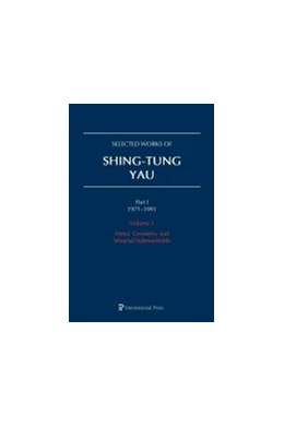 Abbildung von Selected Works of Shing-Tung Yau 1971â€“1991: Volume 1 | 1. Auflage | 2019 | beck-shop.de