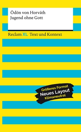 Abbildung von Horváth / Wirthwein | Jugend ohne Gott. Textausgabe mit Kommentar und Materialien | 1. Auflage | 2021 | beck-shop.de