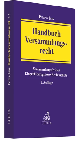 Abbildung von Peters / Janz | Handbuch Versammlungsrecht | 2. Auflage | 2021 | beck-shop.de