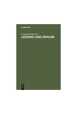 Abbildung von Zscharnack | Lessing und Semler | 1. Auflage | 2019 | beck-shop.de