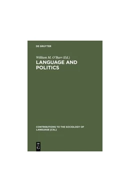Abbildung von O'Barr | Language and Politics | 1. Auflage | 2019 | beck-shop.de