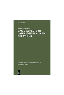 Abbildung von Haarmann | Basic Aspects of Language in Human Relations | 1. Auflage | 2019 | beck-shop.de