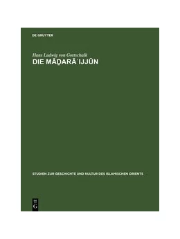 Abbildung von Gottschalk | Die Ma¿ara¿ijjun | 1. Auflage | 2020 | beck-shop.de