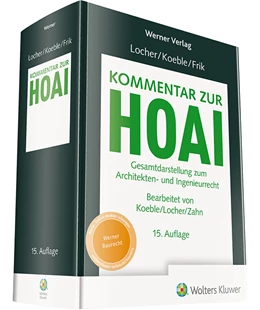 Abbildung von Locher / Koeble | Kommentar zur HOAI | 15. Auflage | 2021 | beck-shop.de