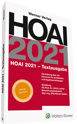 Abbildung von Locher / Seifert | HOAI 2021 - Textausgabe | 1. Auflage | 2021 | beck-shop.de
