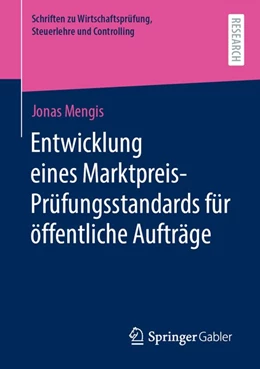 Abbildung von Mengis | Entwicklung eines Marktpreis-Prüfungsstandards für öffentliche Aufträge | 1. Auflage | 2020 | beck-shop.de